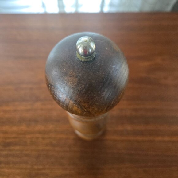 Catalina VTG Wood Pepper Mill 11.5" signed - Picture 3 of 9